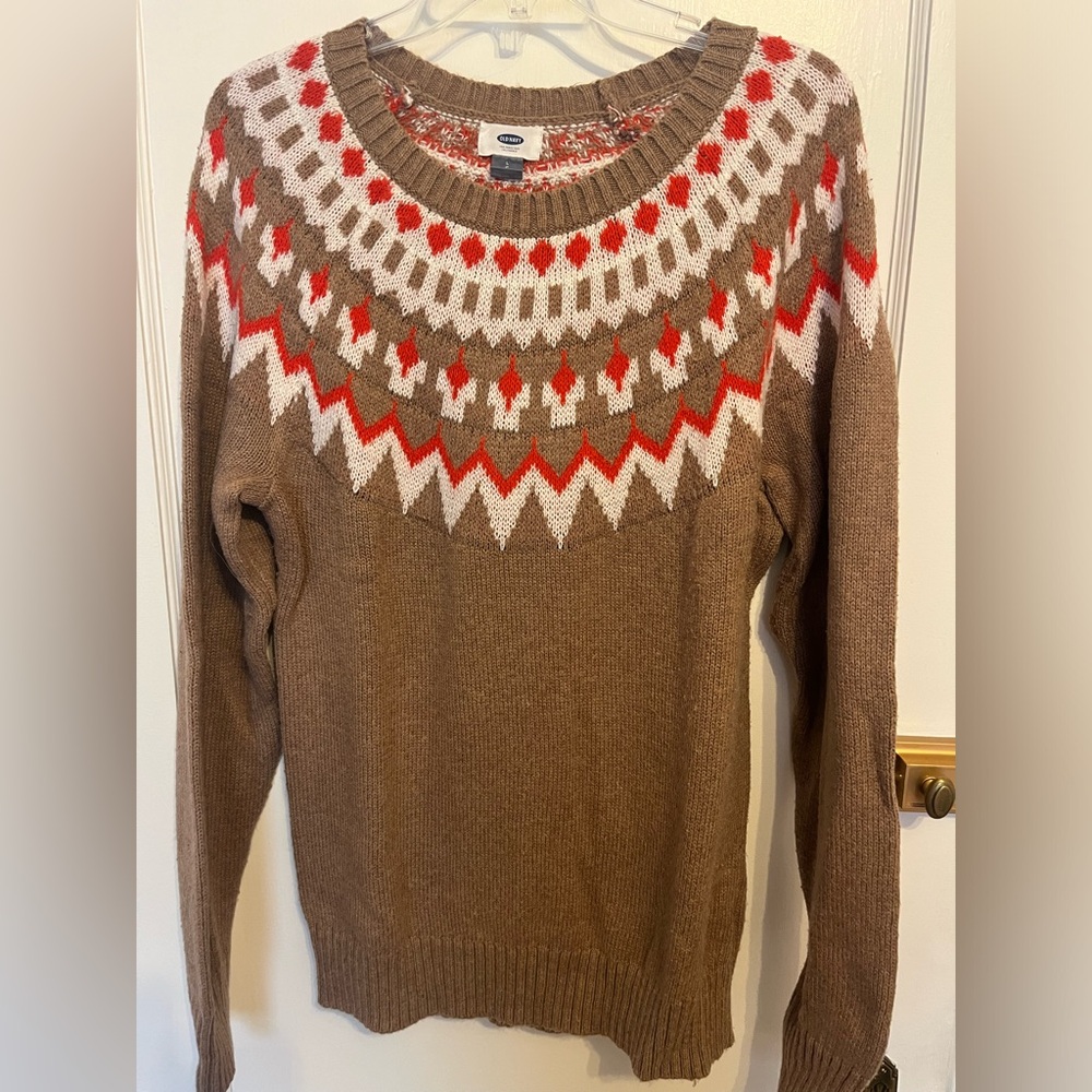 Old Navy fair isle sweater size large tall